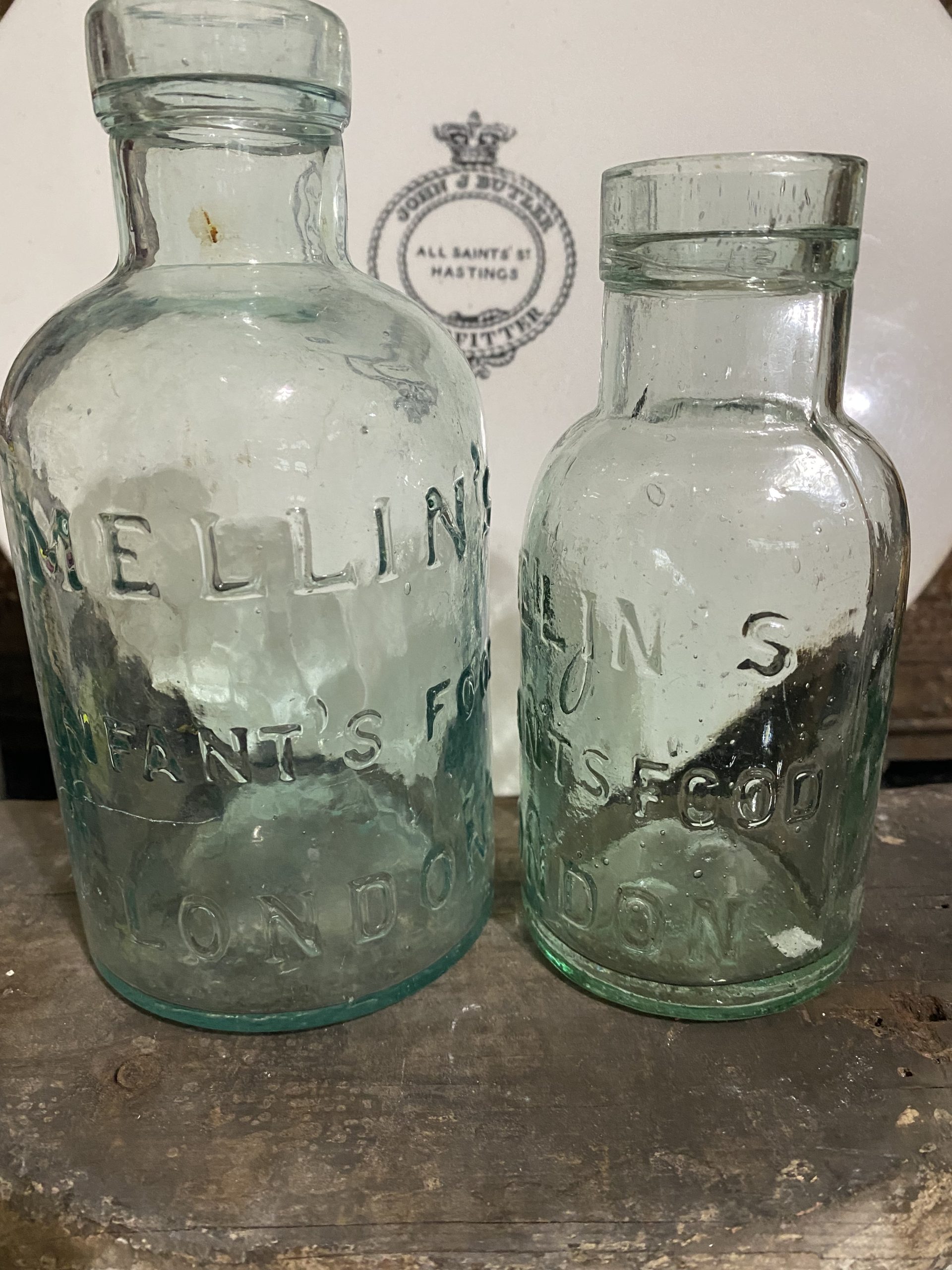 Mellins infant food store bottle