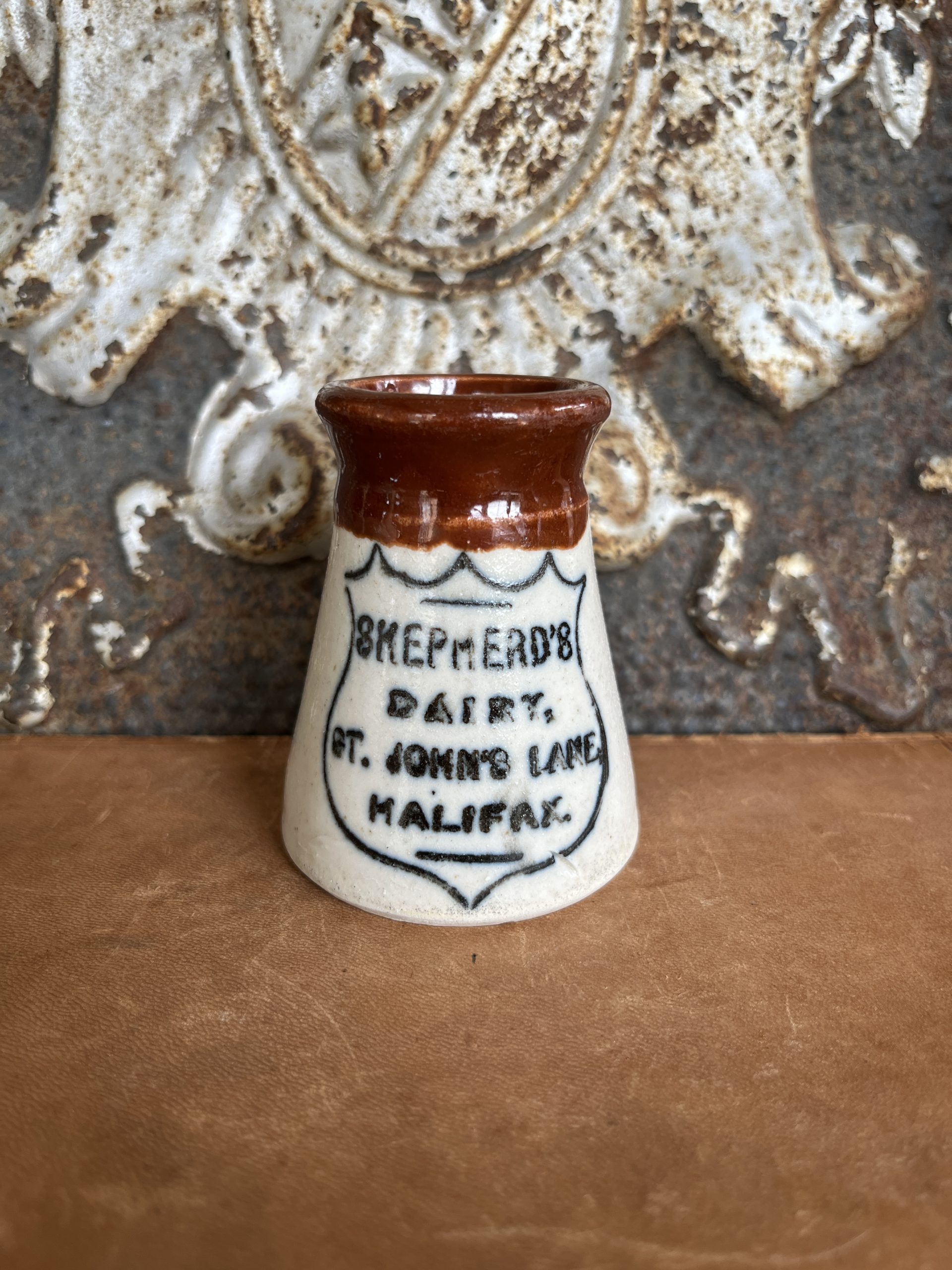 Set of 3 English Antique Virol Bone Marrow – Stone Advertising